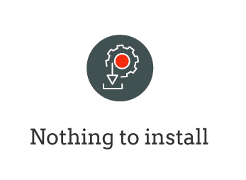 nothing to install